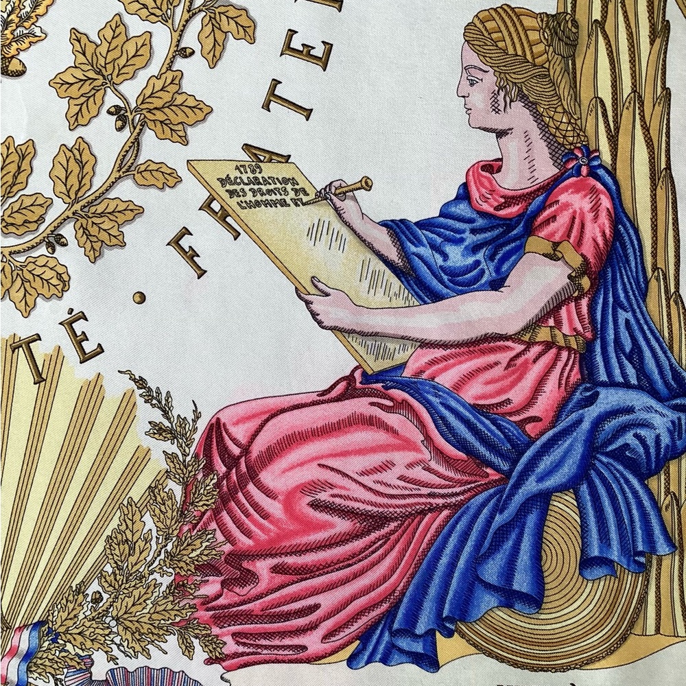 Hermes scarf “1789 “  by J. Metz - Picture 5 of 16